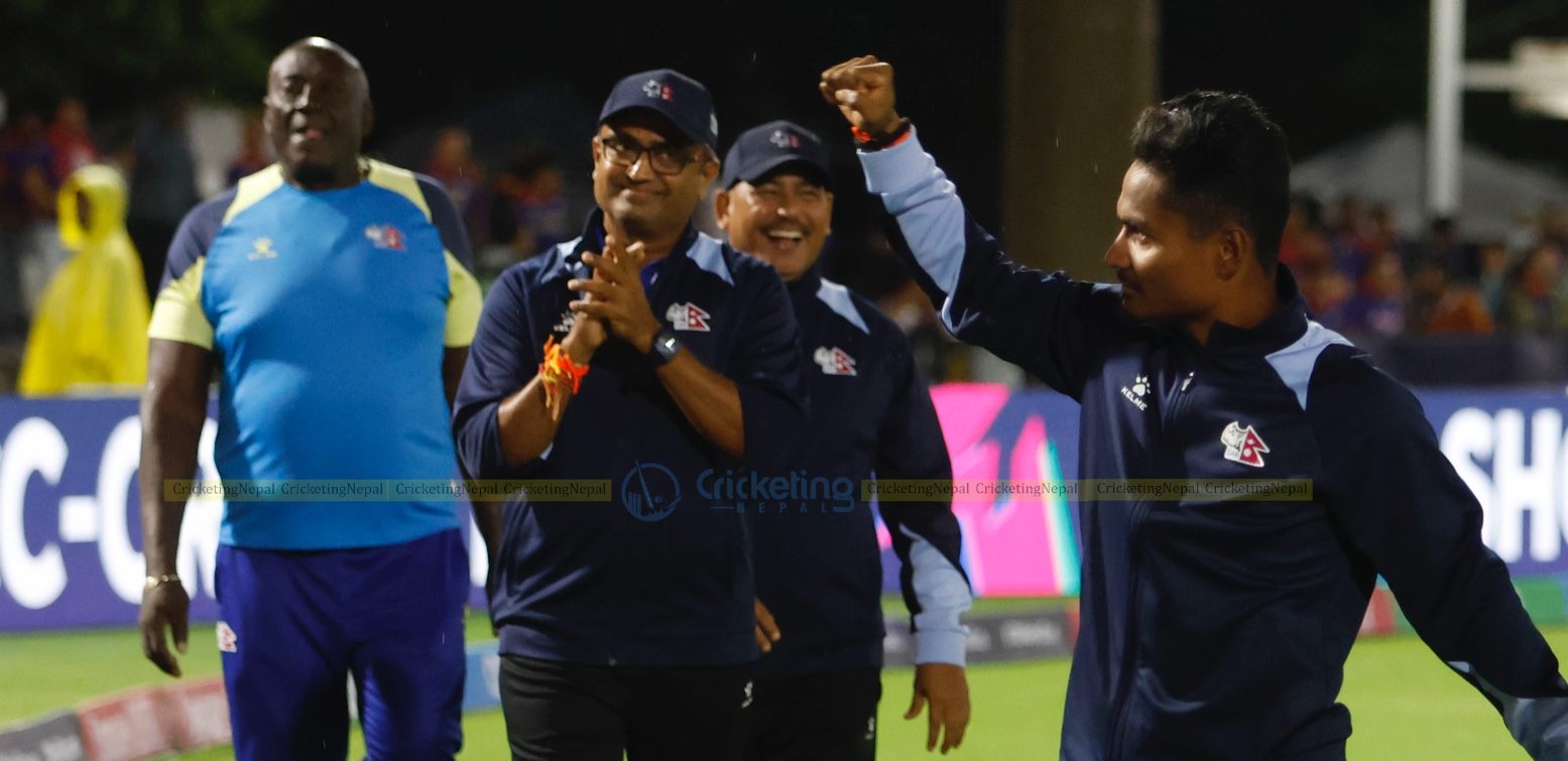 Nepal earn first point, rain knock Lankans almost out