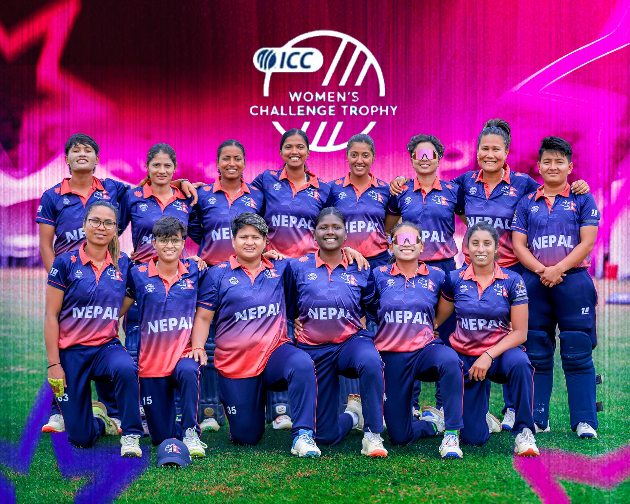 Nepal beat Italy to finish second in women's challenge trophy