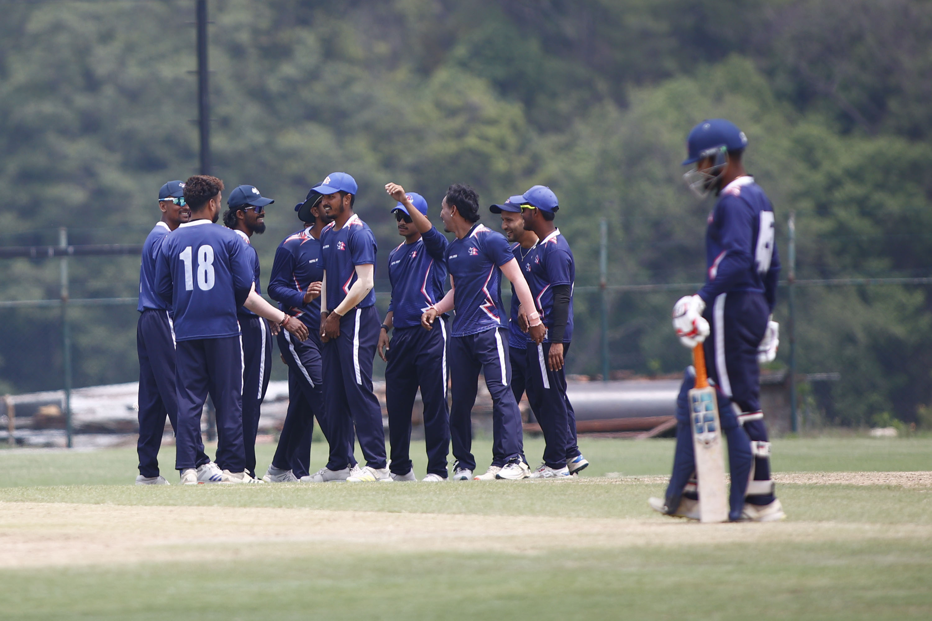 Nepal Red edge Blue in thriller to remain unbeaten, Nepal Green slump to third straight loss