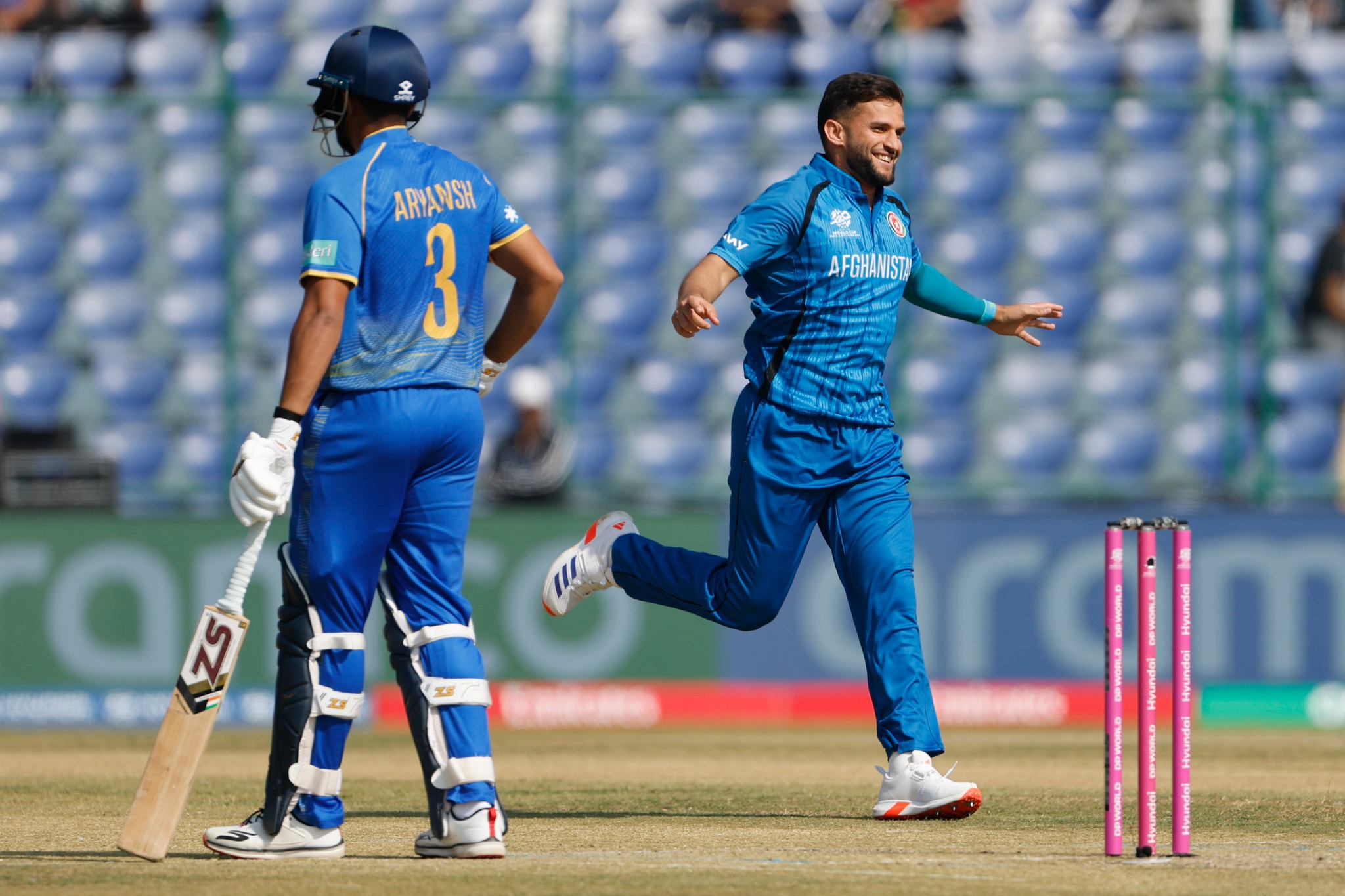 Omarzai’s all-round show gives Afghanistan first win, South Africa advance
